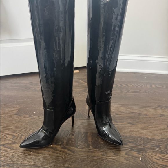 NWOB Paris Texas Black Patent Stiletto Boot 38/8/7.5 - Picture 2 of 6